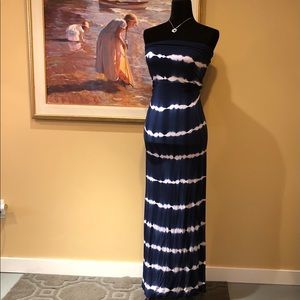 Cynthia Rowley bandeau maxi dress (XS)